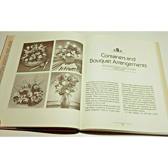 Gourmet Bouquet Edible Decor Decorative Centerpieces Julia Weinberg 1979 Book - Picture 9 of 12